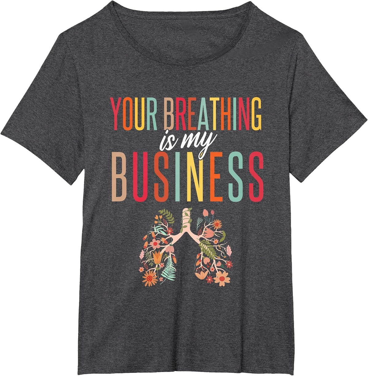 Respiratory Therapist Pulmonary Rehab T-Shirt - Dark Heather Grey