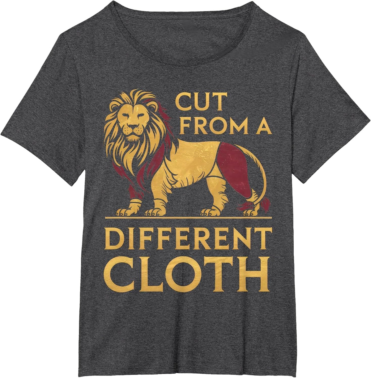Cut from A Different Cloth T-Shirt Men Women Hiphop Rap T-Shirt - Dark Heather Grey