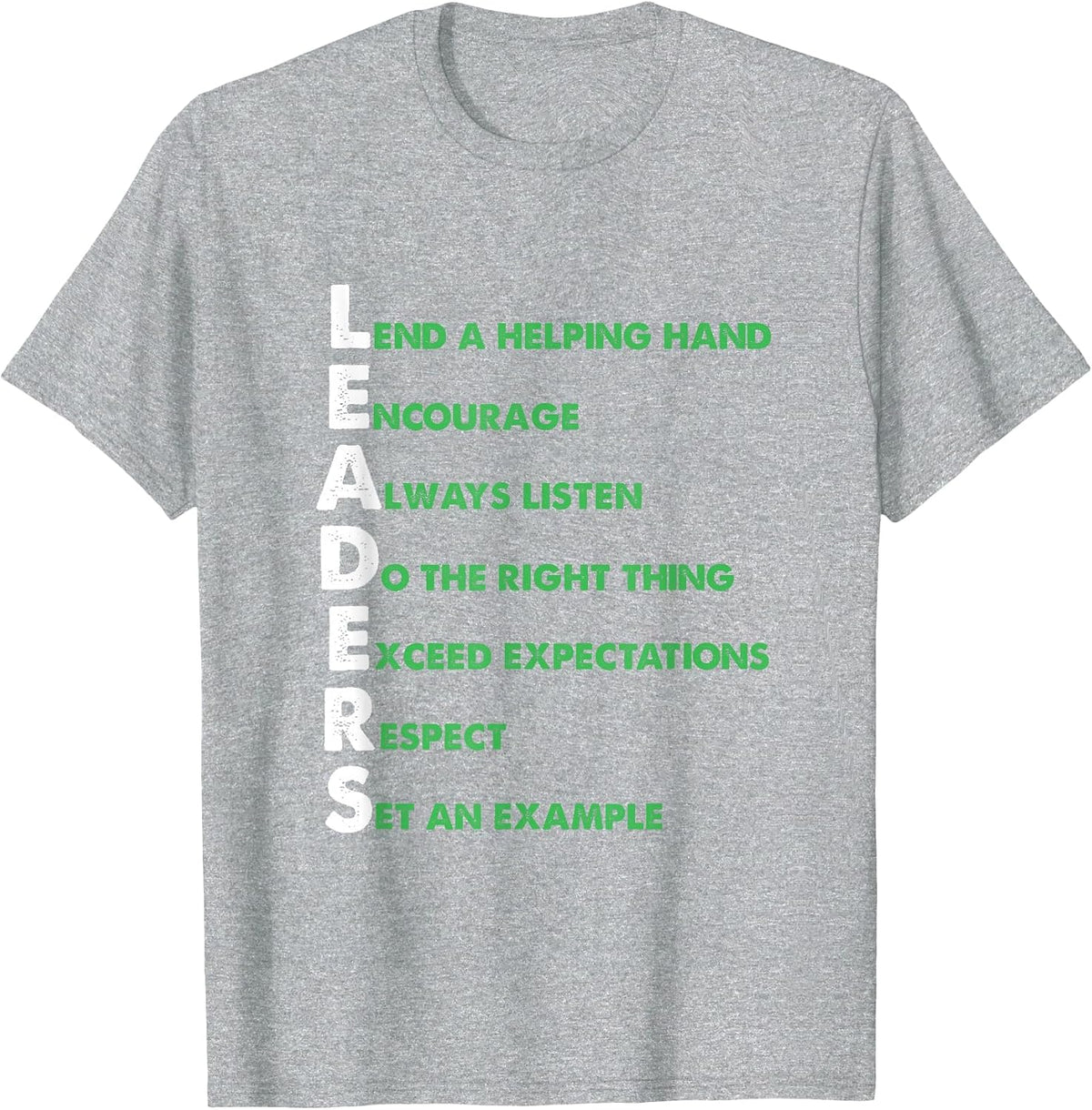 Boss Team Lead Manager Leadership Group Leaders Meaning T-Shirt - Heather Grey