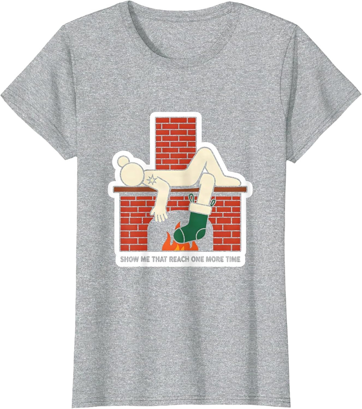 Women's Show Me That Reach One More Time Funny Physical Therapist T-Shirt - Heather Grey