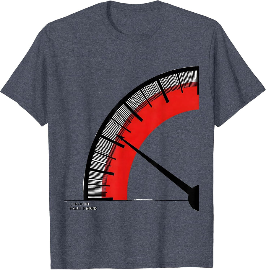 Certified Fault Finder Funny Mechanic Auto Repair Humor T-Shirt - Heather Blue
