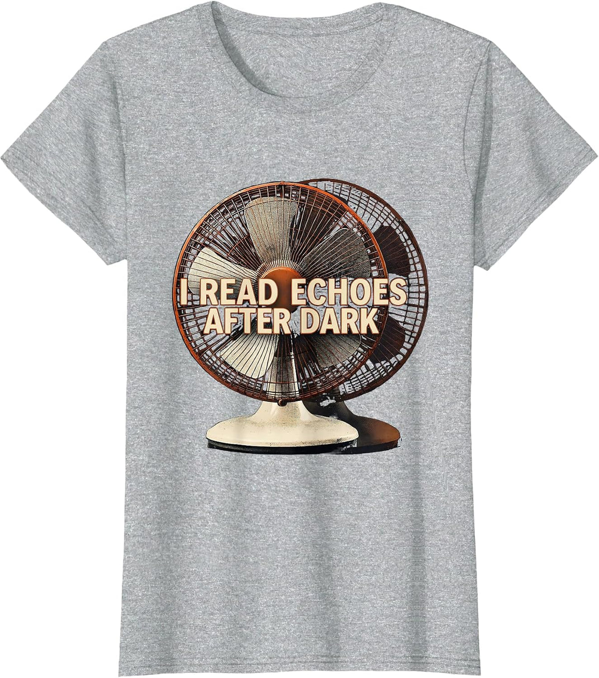 Women's I Read Echoes After Dark Funny Sonographer Halloween T-Shirt - Heather Grey