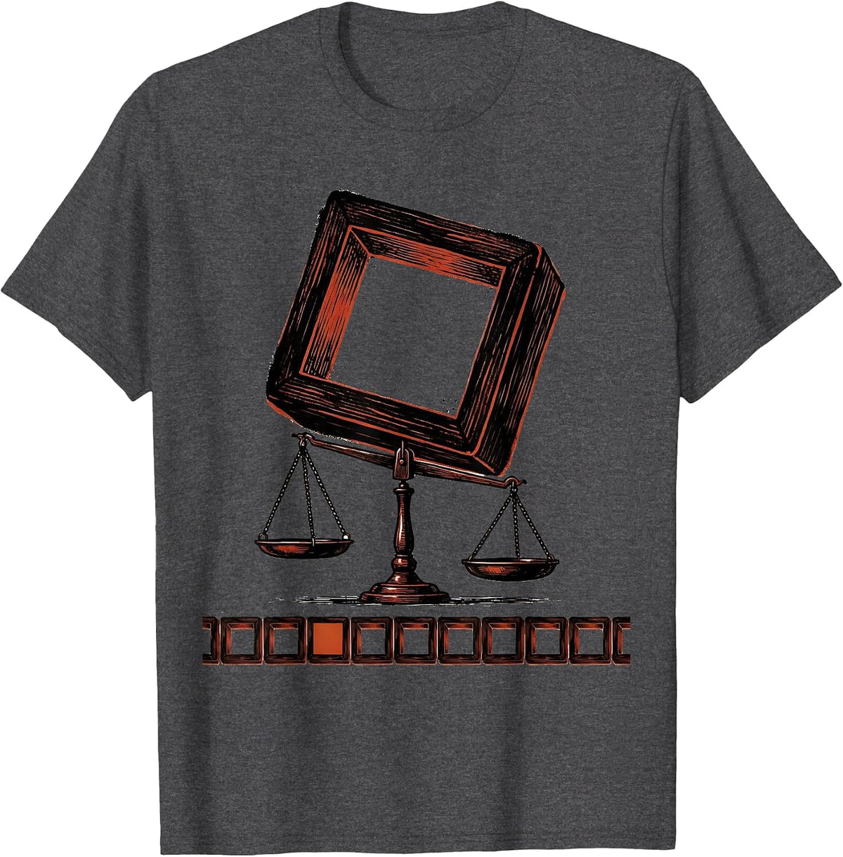 Blank Element Cell Periodic Table Chemistry Humor T-Shirt - Dark Heather Grey
