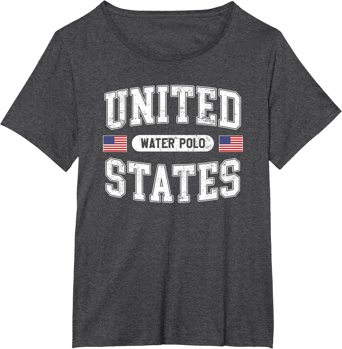 United States Water Polo T-Shirt - Dark Heather Grey