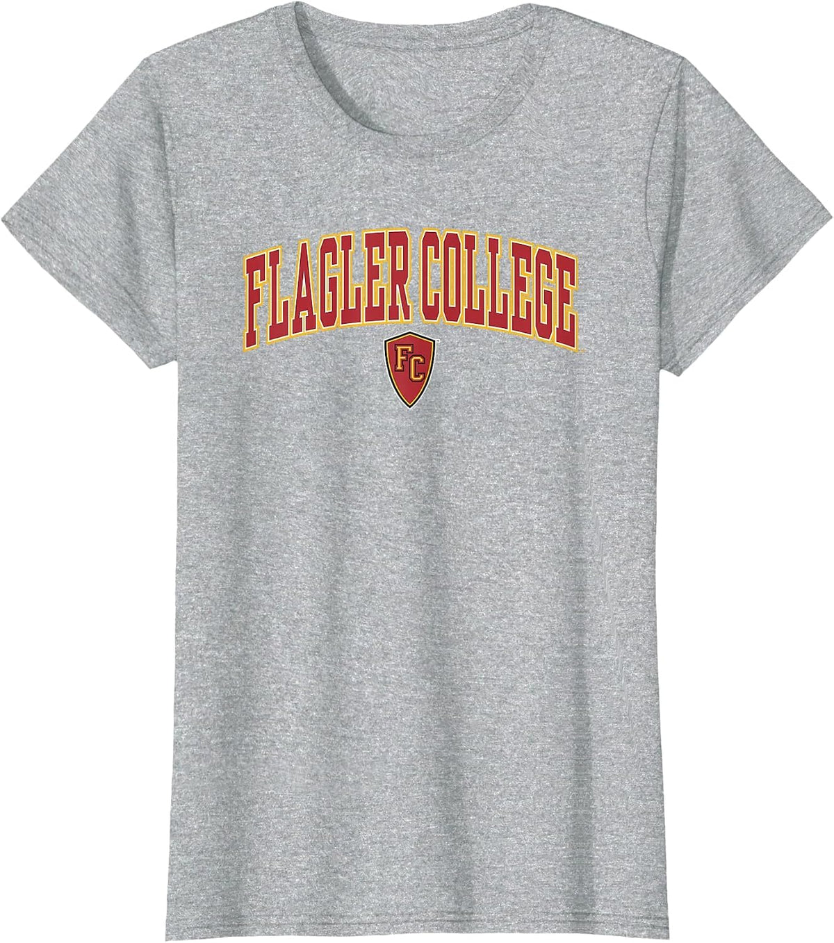 Flagler Saints Arch Over Officially Licensed T-Shirt - Heather Grey