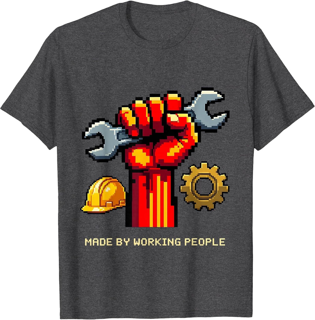 Made by Working People Labor Day Graphic T-Shirt - Dark Heather Grey