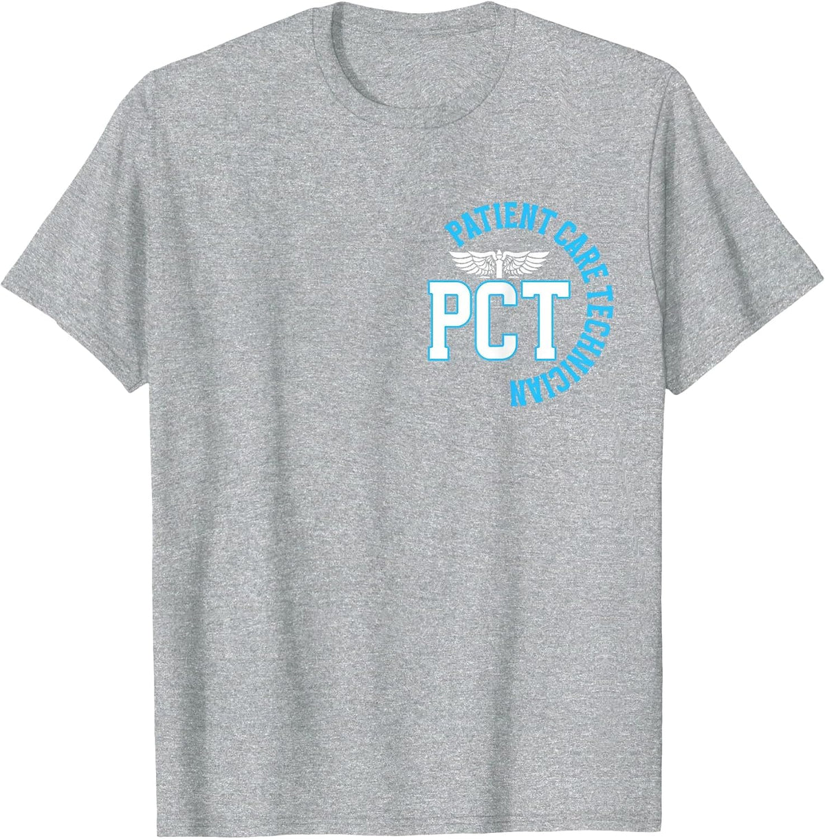 PCT Patient Care Technician Best Patient Care Tech T-Shirt - Heather Grey