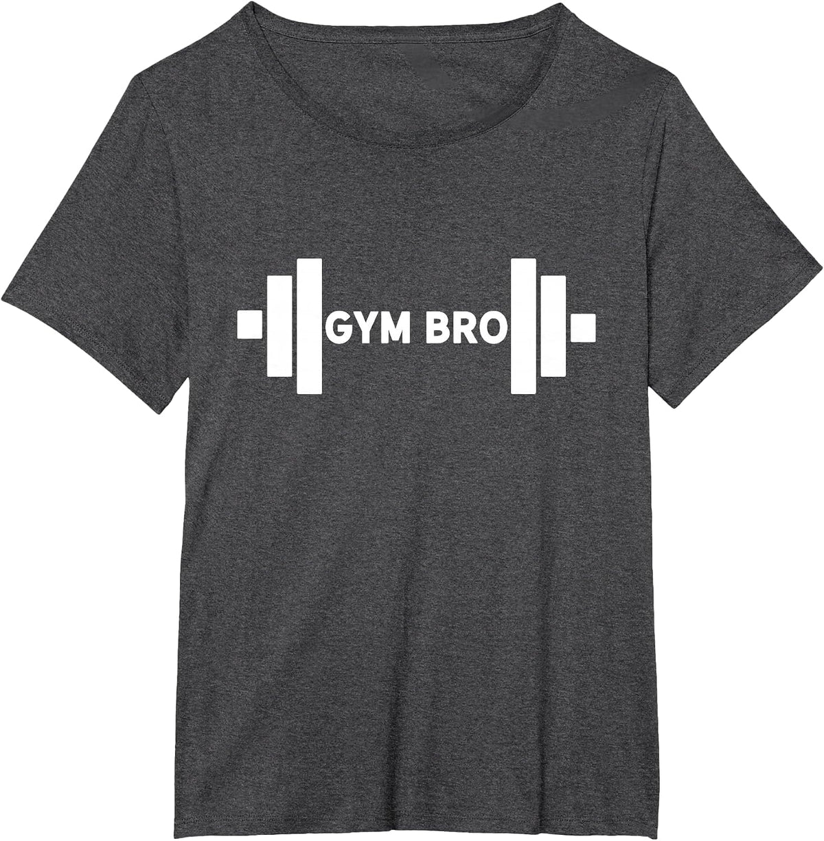 Gym BRO Gym Rat Workout Gains Heavy Lifting Muscle Build T-Shirt - Dark Heather Grey