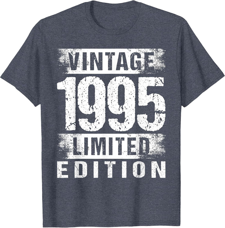 Vintage 1995 Limited Edition T-Shirt - Heather Blue