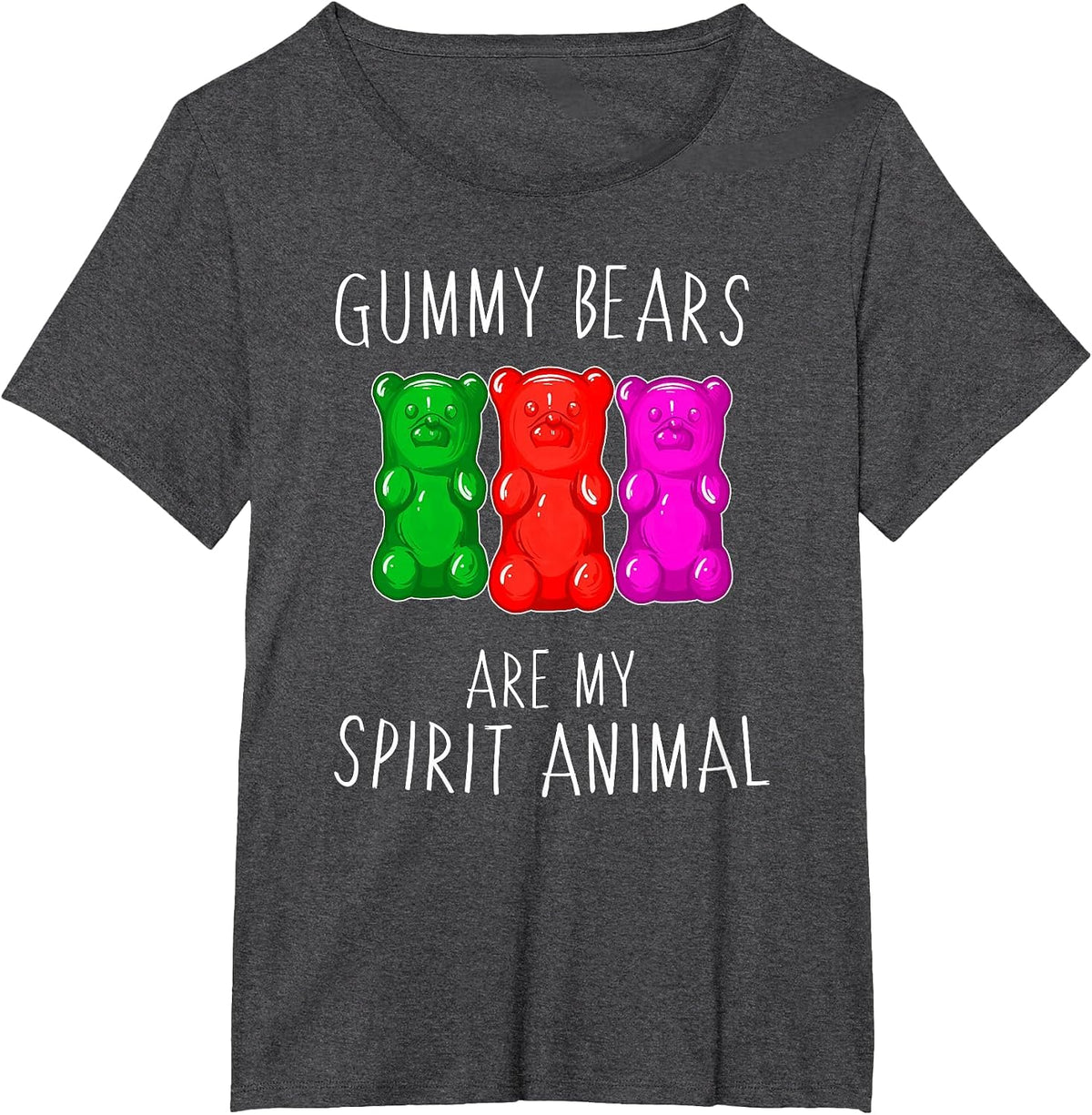 Gummy Bears are My Spirit Animal Shirt T-Shirt - Dark Heather Grey