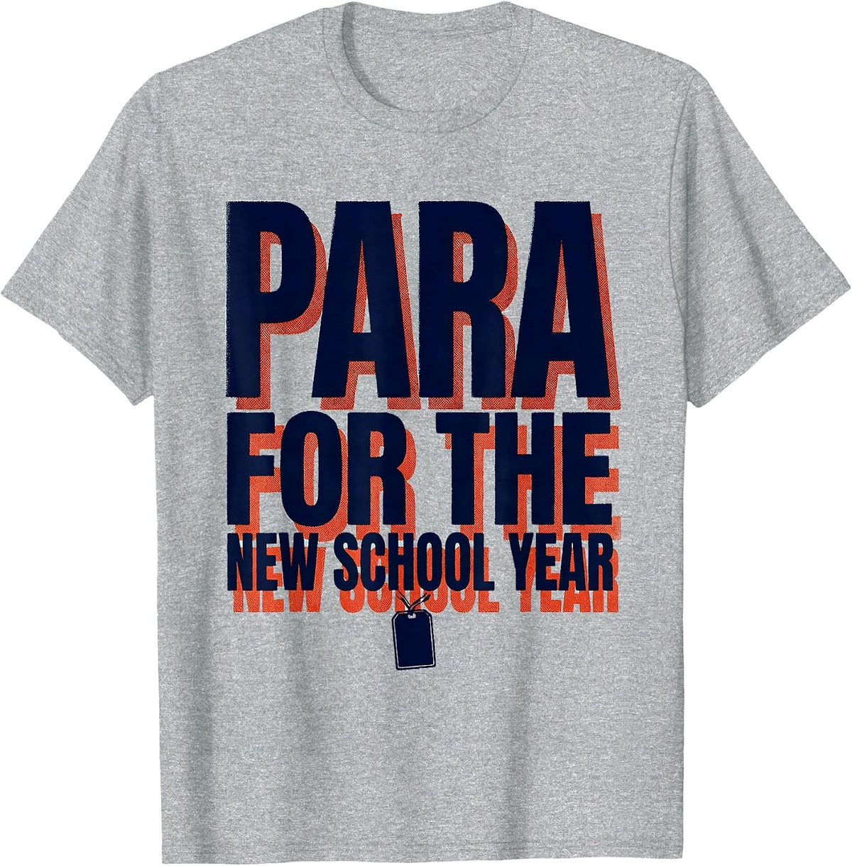 Men's Para For The New School Year Funny Paraprofessional Humor T-Shirt - Heather Grey