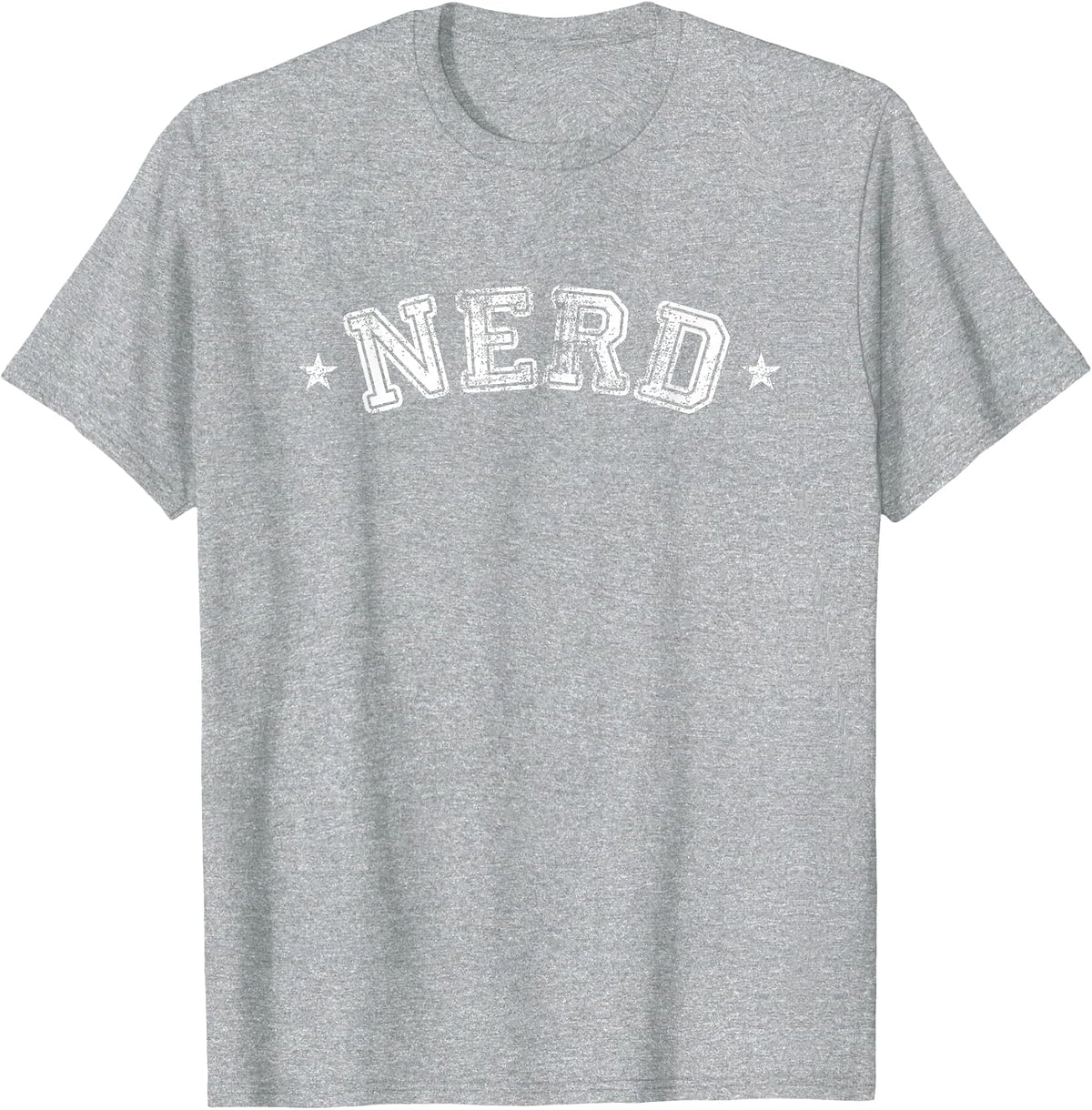 Nerd Distressed | Funny IT Geek Geeky for Men Women Nerd T-Shirt - Heather Grey
