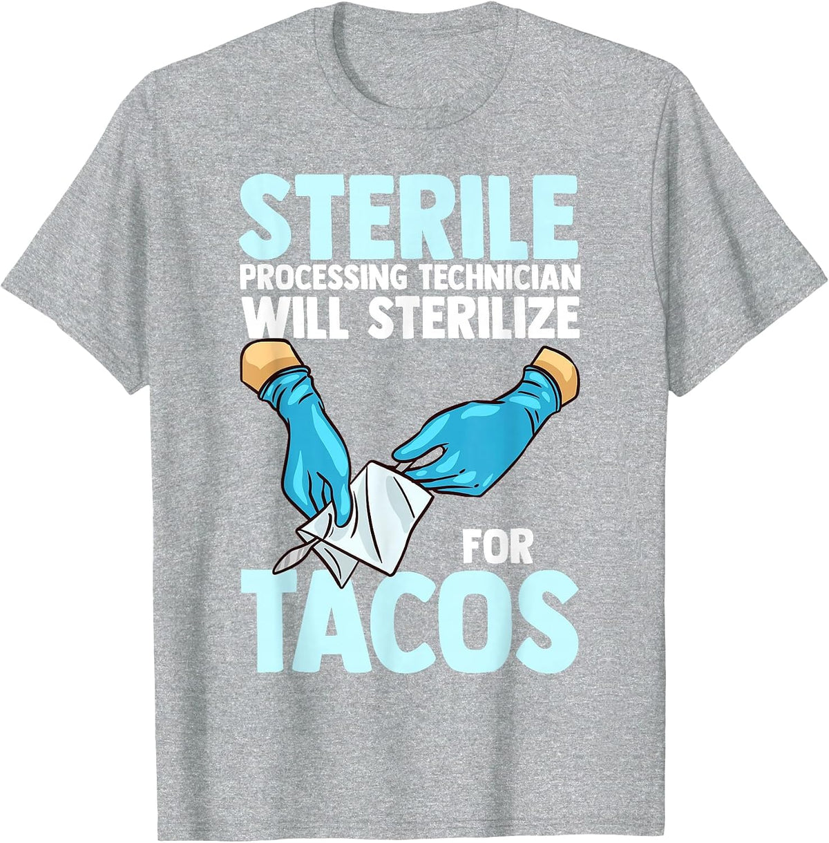 Sterile Processing Technician Instruments Tech Certification T-Shirt - Heather Grey