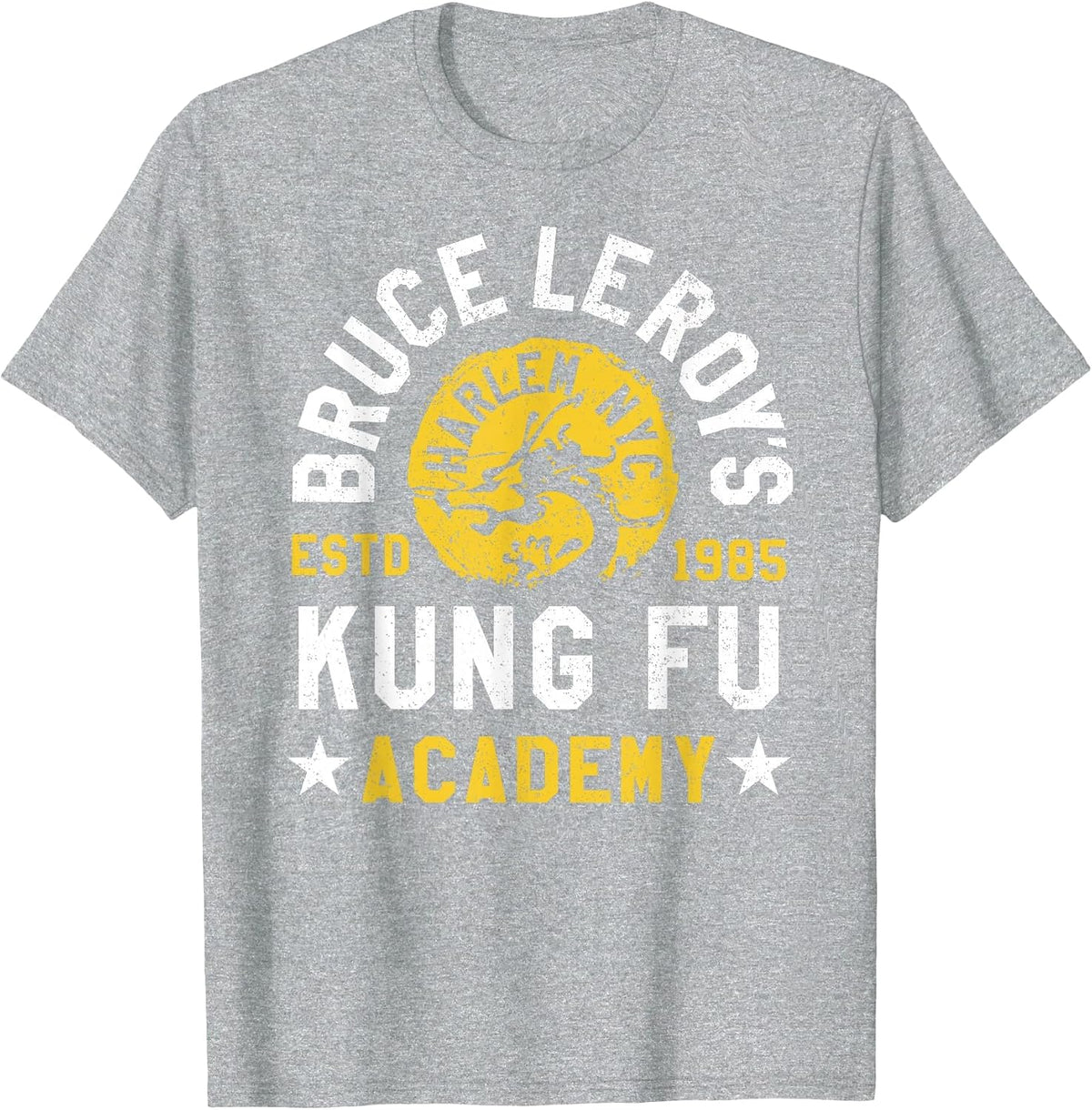Bruce Leroy's Kung Fu Unisex for Men, Women T-Shirt - Heather Grey