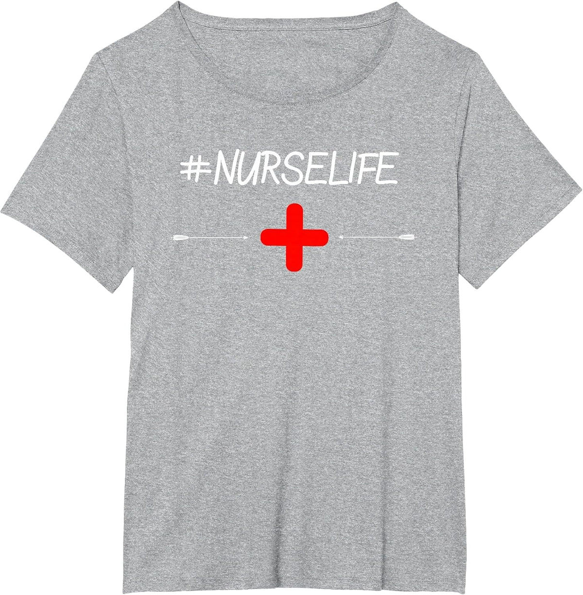 #Nurselife Nurse Life Nursing LPN RN Tshirt T-Shirt - Heather Grey
