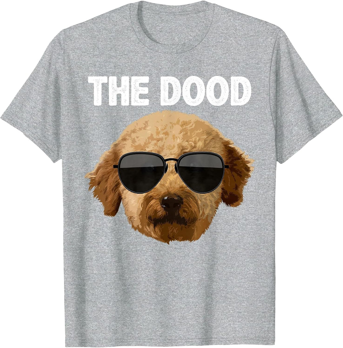 Cool Goldendoodle Design for Men Women Goldendoodle Doodle T-Shirt - Heather Grey