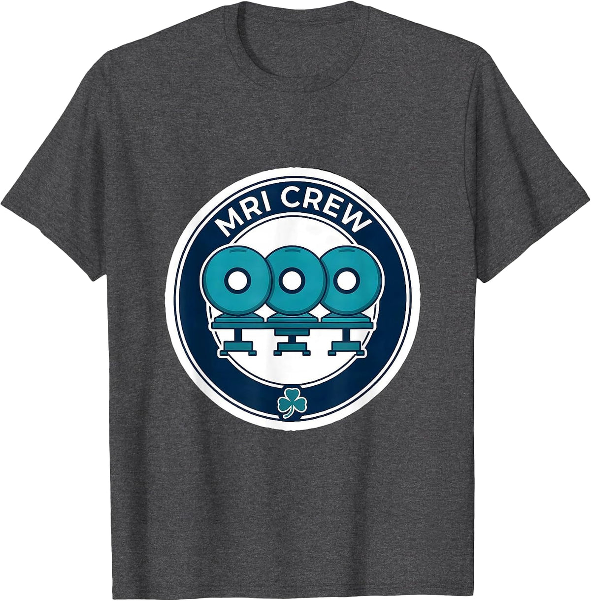 MRI Crew Radiology Tech Rad Tech Work Pride T-Shirt - Dark Heather Grey