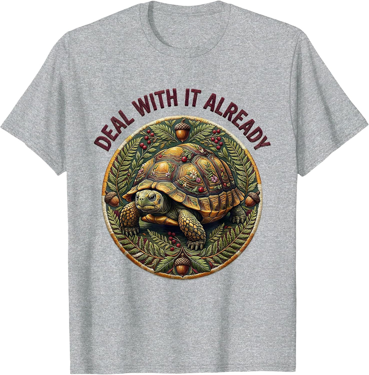 Men's It Is What It Is Deal With It Already Graphic T-Shirt - Heather Grey