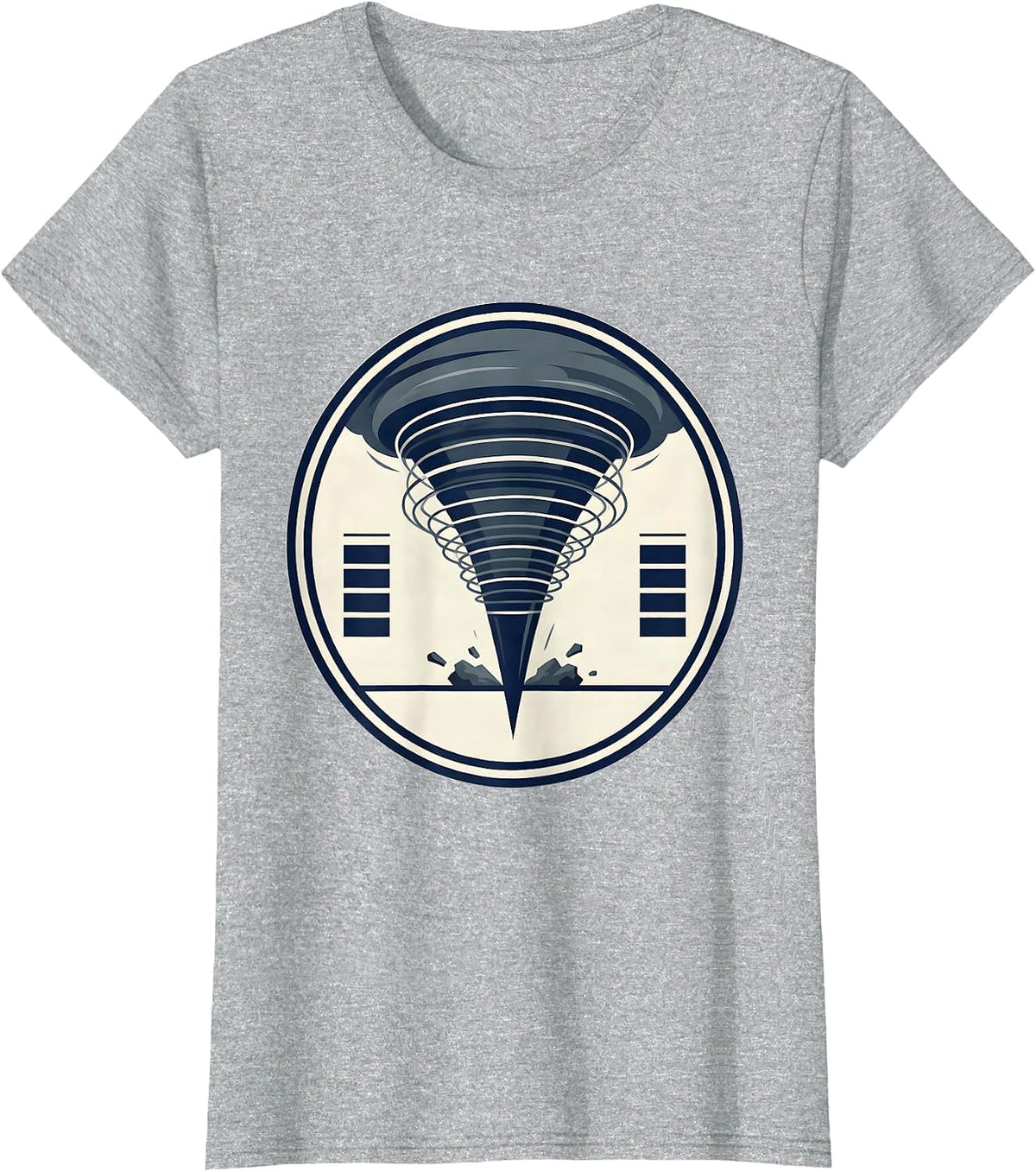 Sealed Tornado Storm Chaser Meteorology Enthusiast Humor T-Shirt - Heather Grey