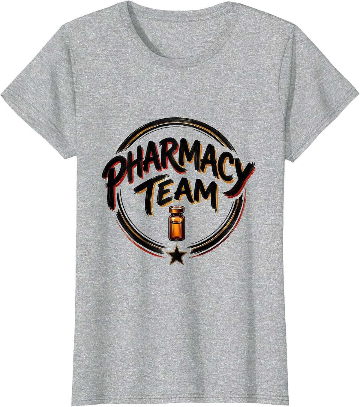 Pharmacy Team Funny Pharmacy Technician Day Crew Gift T-Shirt - Heather Grey