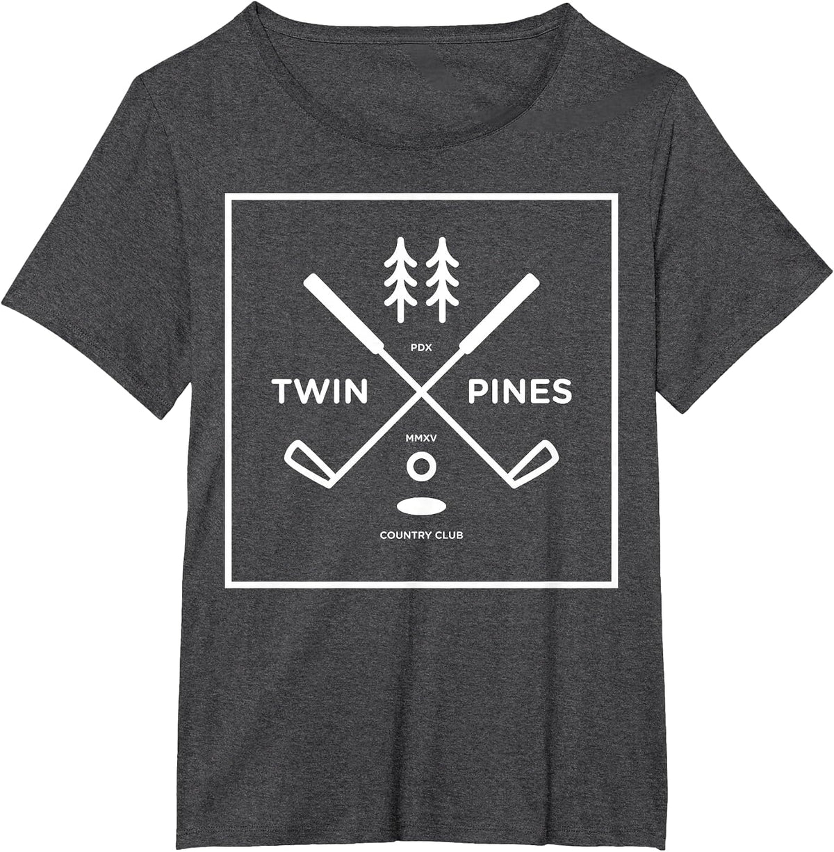 Twin Pines Country Club: Official T-Shirt T-Shirt - Dark Heather Grey