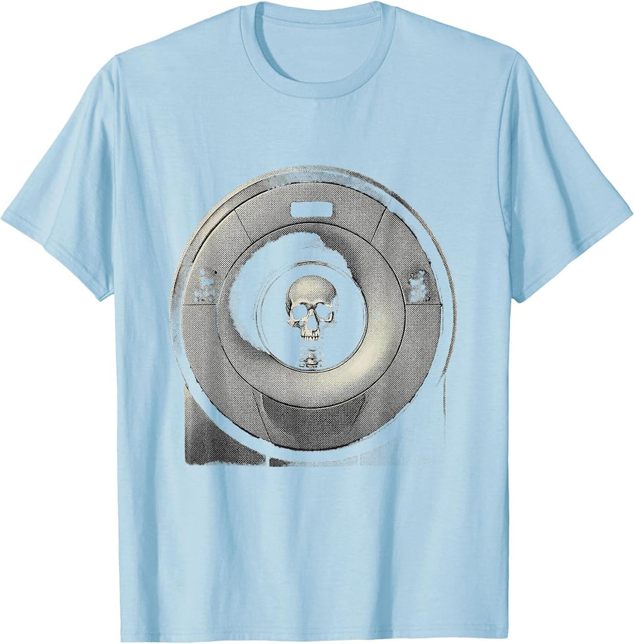 Men's MRI Head Coil Radiology Tech Humor Occupation Pride T-Shirt - Baby Blue