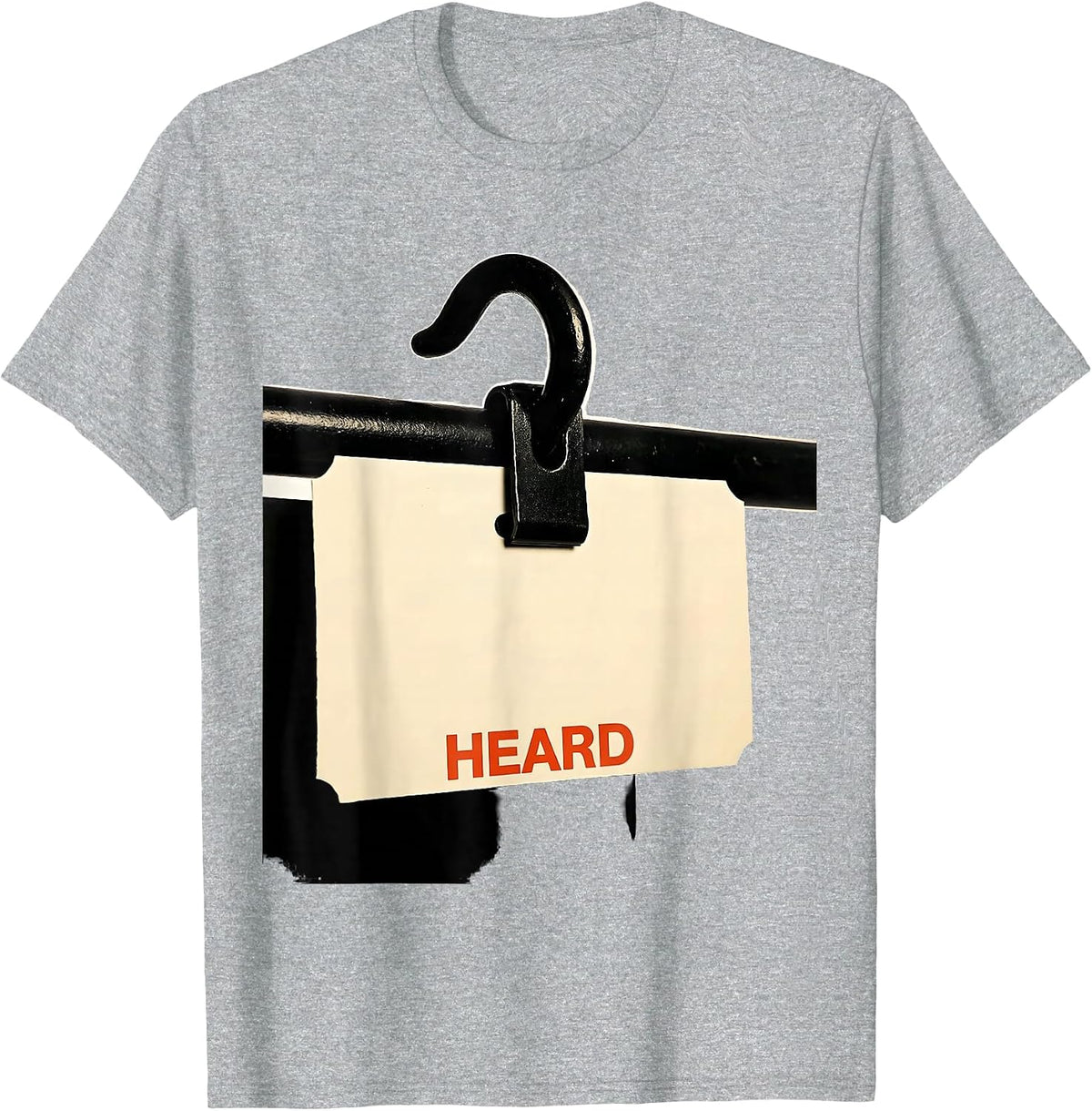 Men's Heard Funny Chef Restaurant Kitchen Slang Lingo Cook Gift T-Shirt - Heather Grey