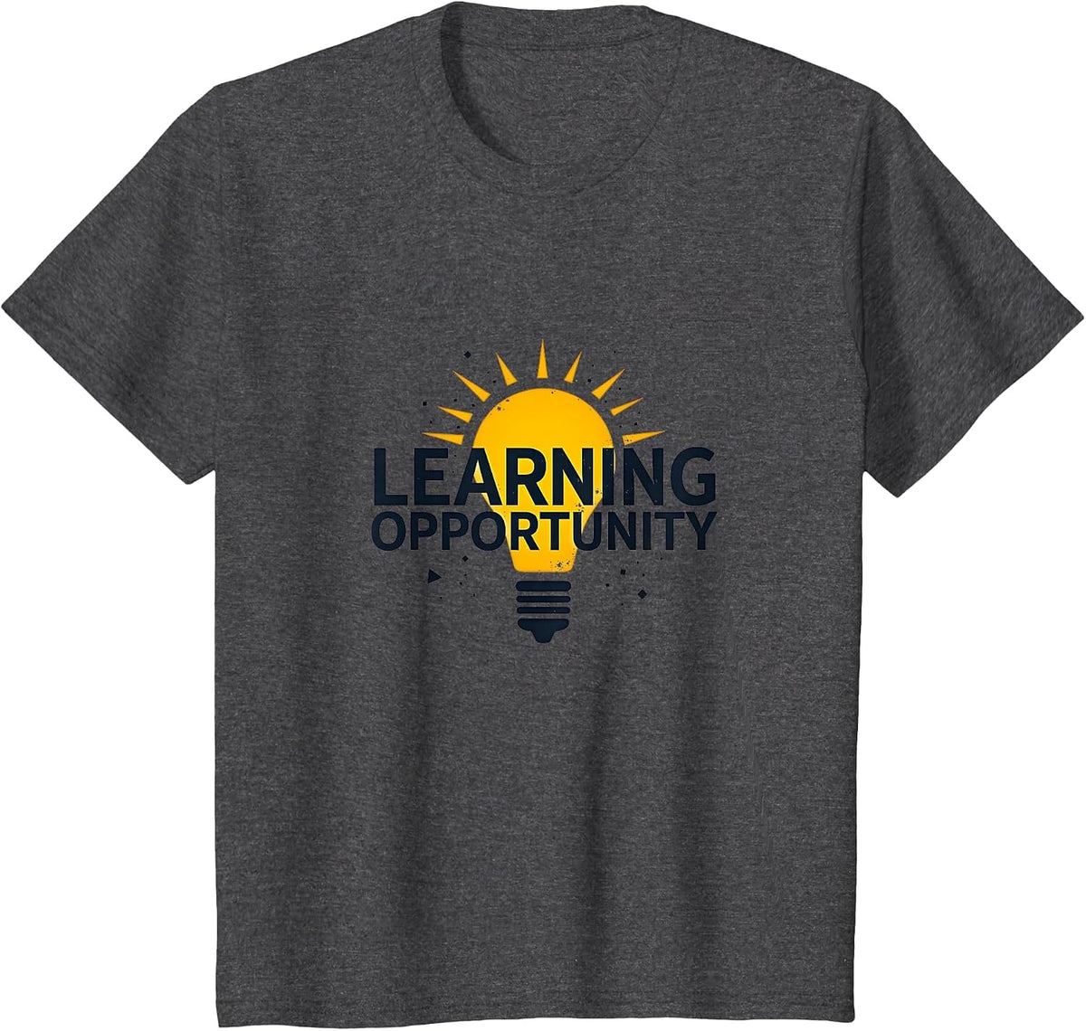 Learning Opportunity - Find Out & F Around T-Shirt - Dark Heather Grey