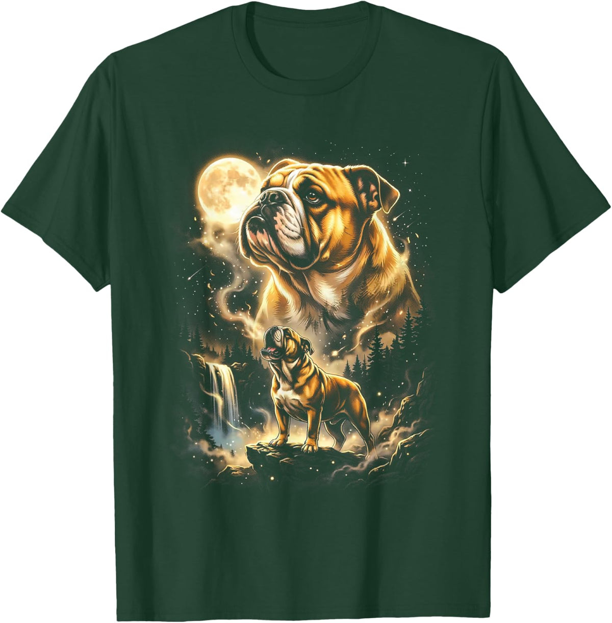 Tee Shirt for Men Women - Dark Green