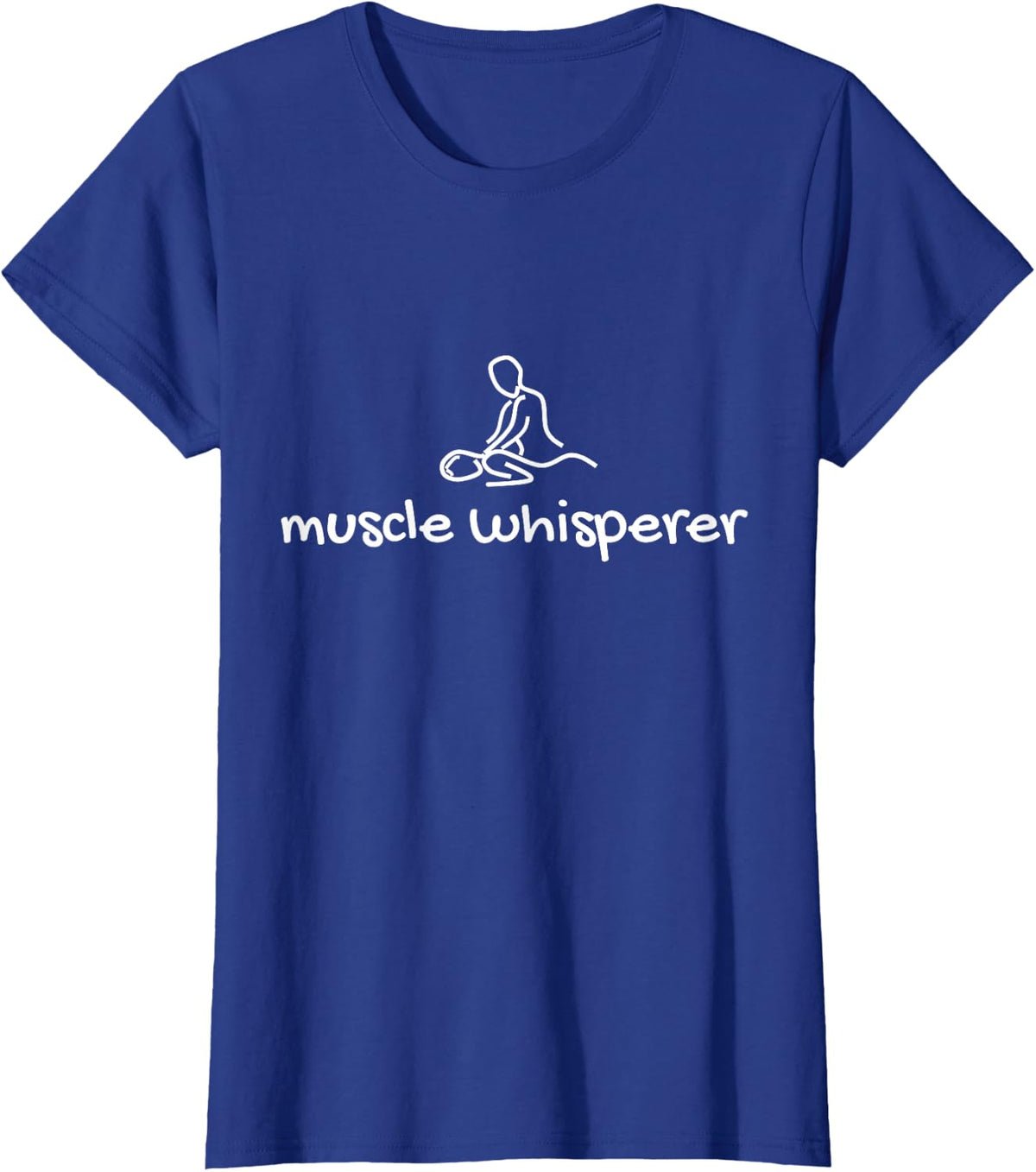 Muscle Whisperer - Funny Massage Therapist, Spa T Shirt T-Shirt - Royal Blue