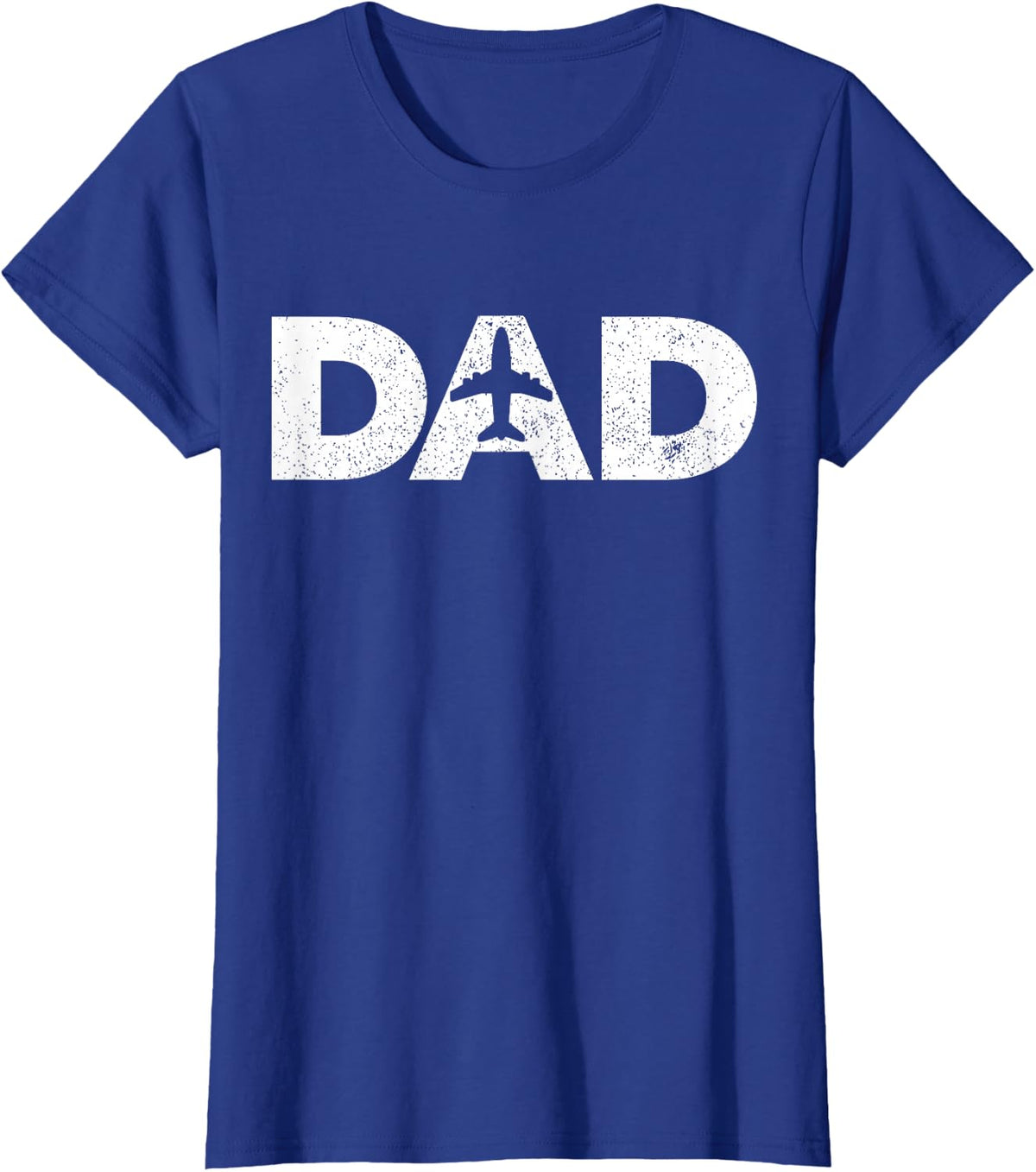 Pilot Dad for Airplane and Aviation Lover T-Shirt - Royal Blue