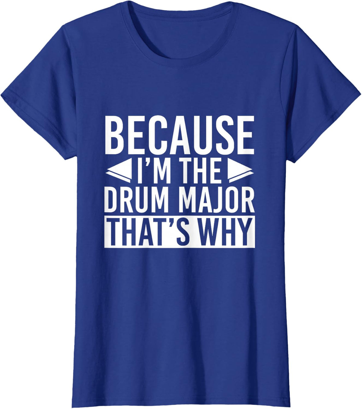 Major Musician Gift Drum Kit T-Shirt - Royal Blue