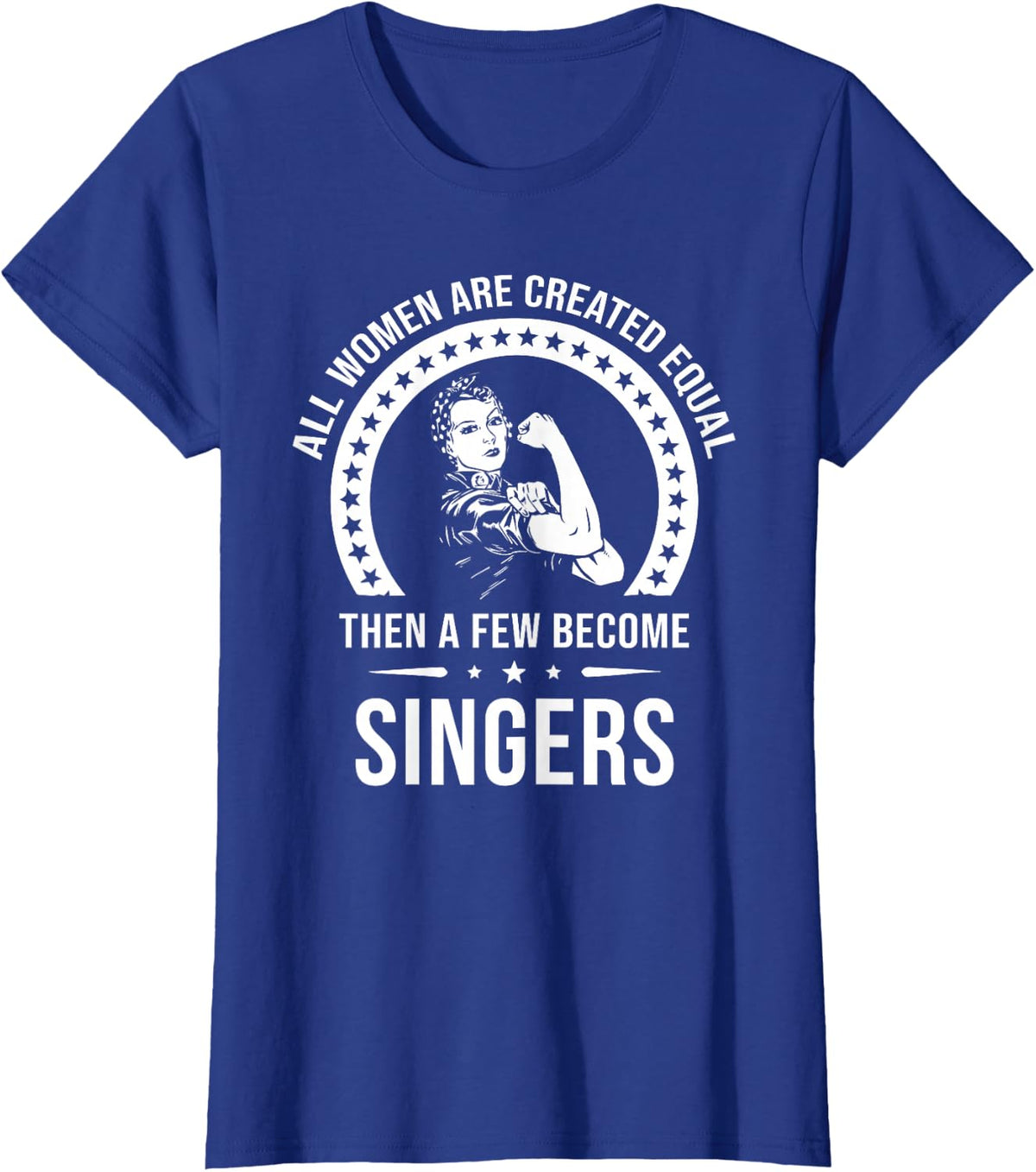 Singer Shirts for Women | Singer T-Shirt - Royal Blue