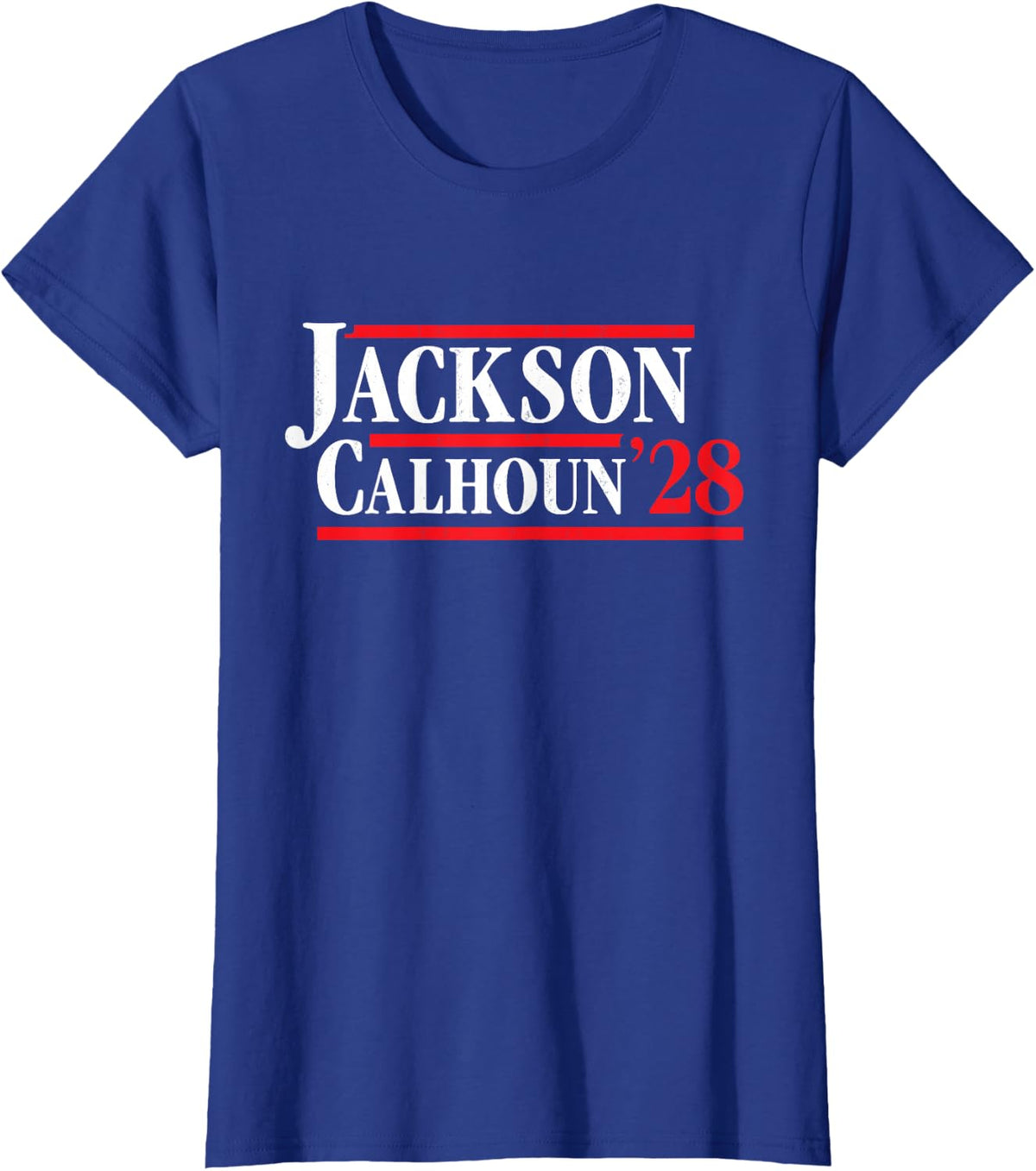 President Andrew Jackson 1828 - Retro 4th of July T-Shirt - Royal Blue