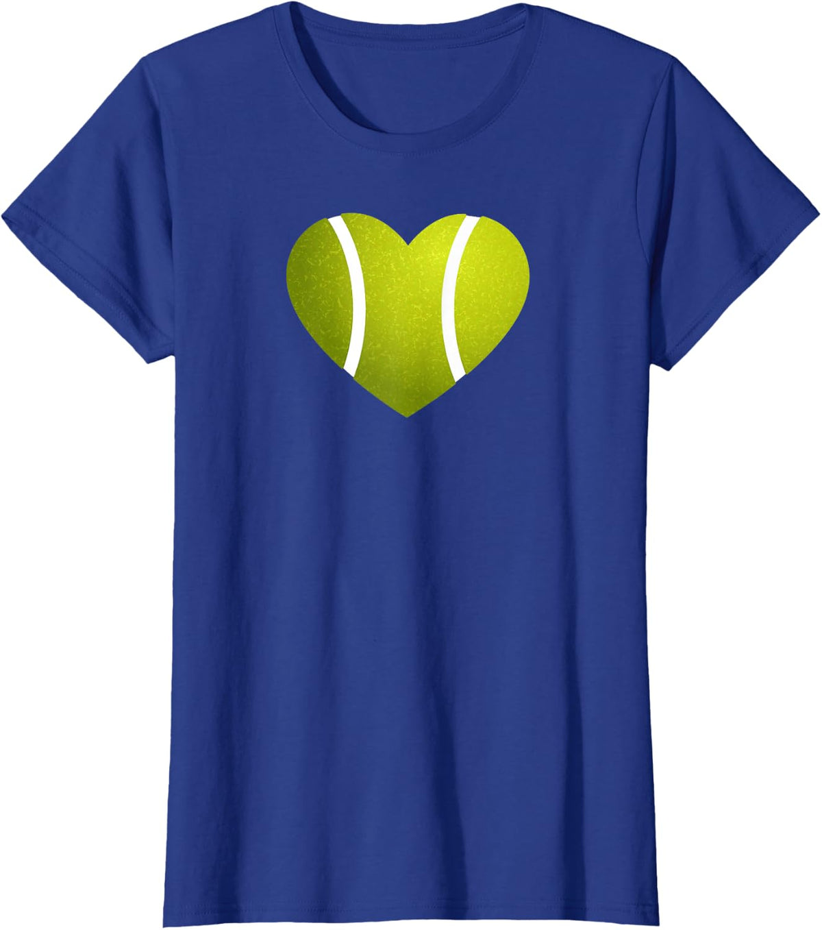 Tennis Ball Heart Tennis T-Shirt - Royal Blue