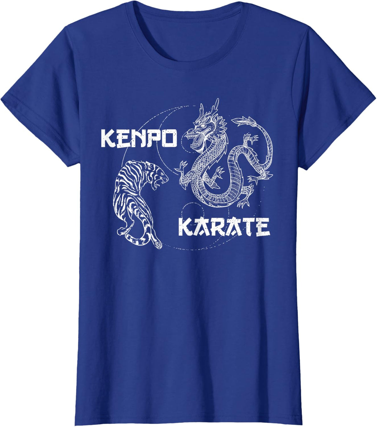 Karate: Kenpo Karate Martial Arts Sayings T-Shirt - Royal Blue