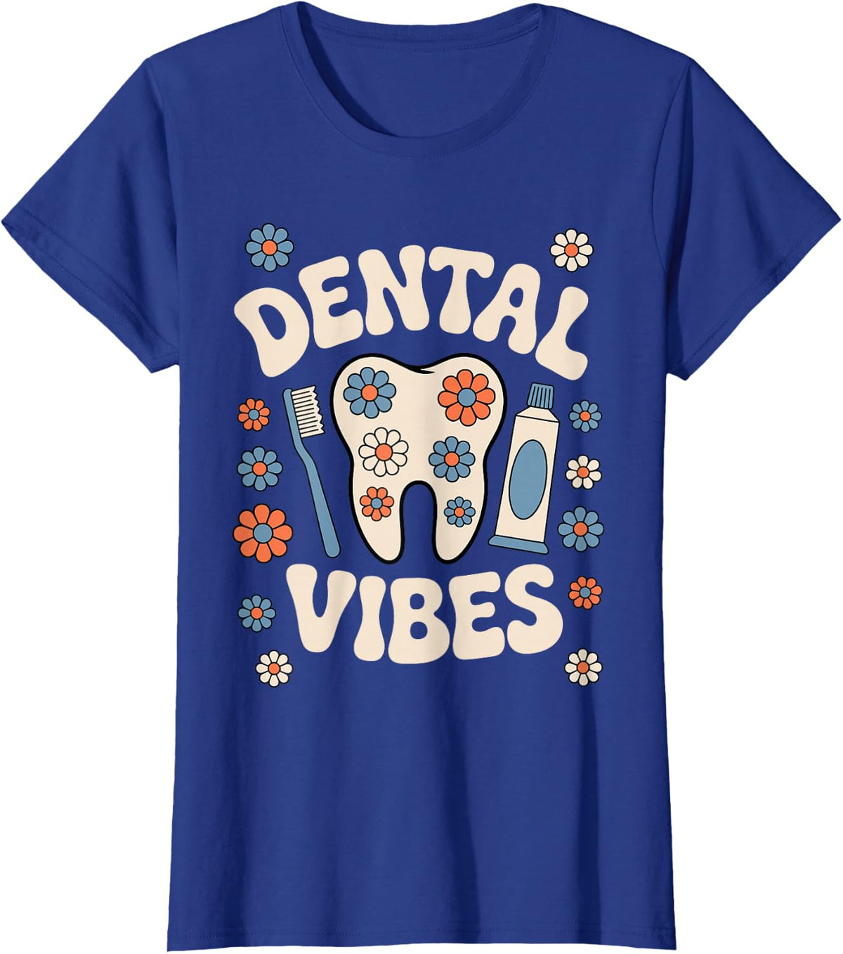 Dental Assistant Art for Men Women Kids Dental Assisting T-Shirt - Royal Blue