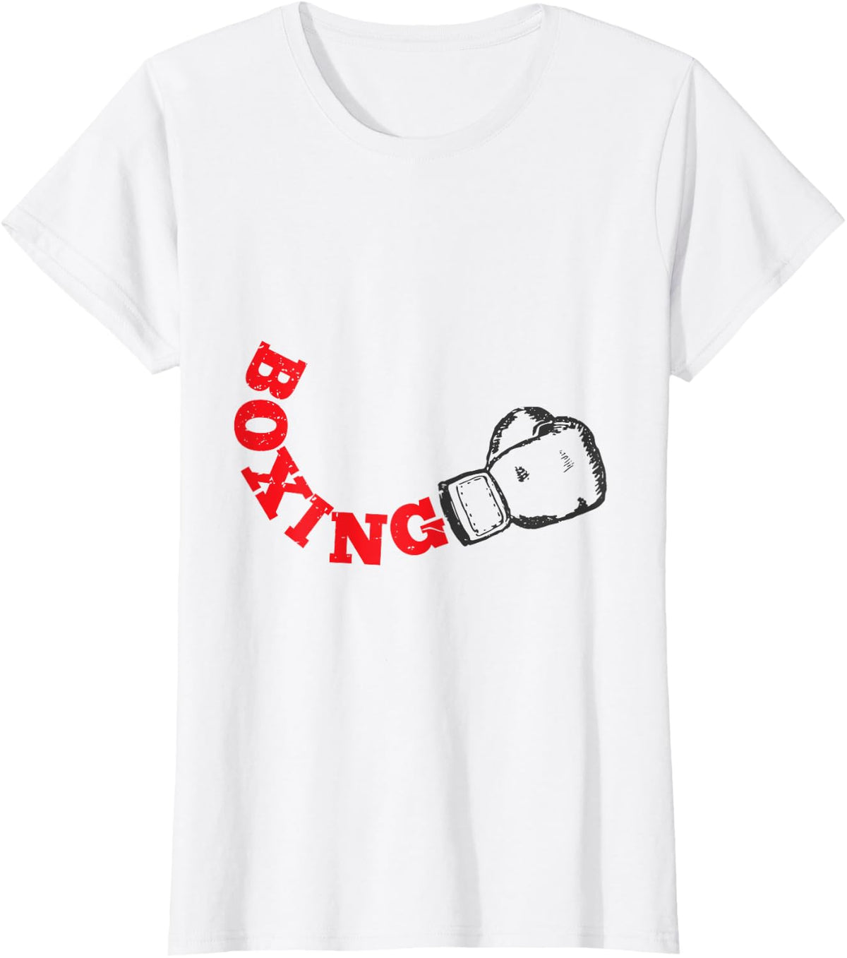 Boxing Punch Box Fighting Sport Birthday Gift T-Shirt - White