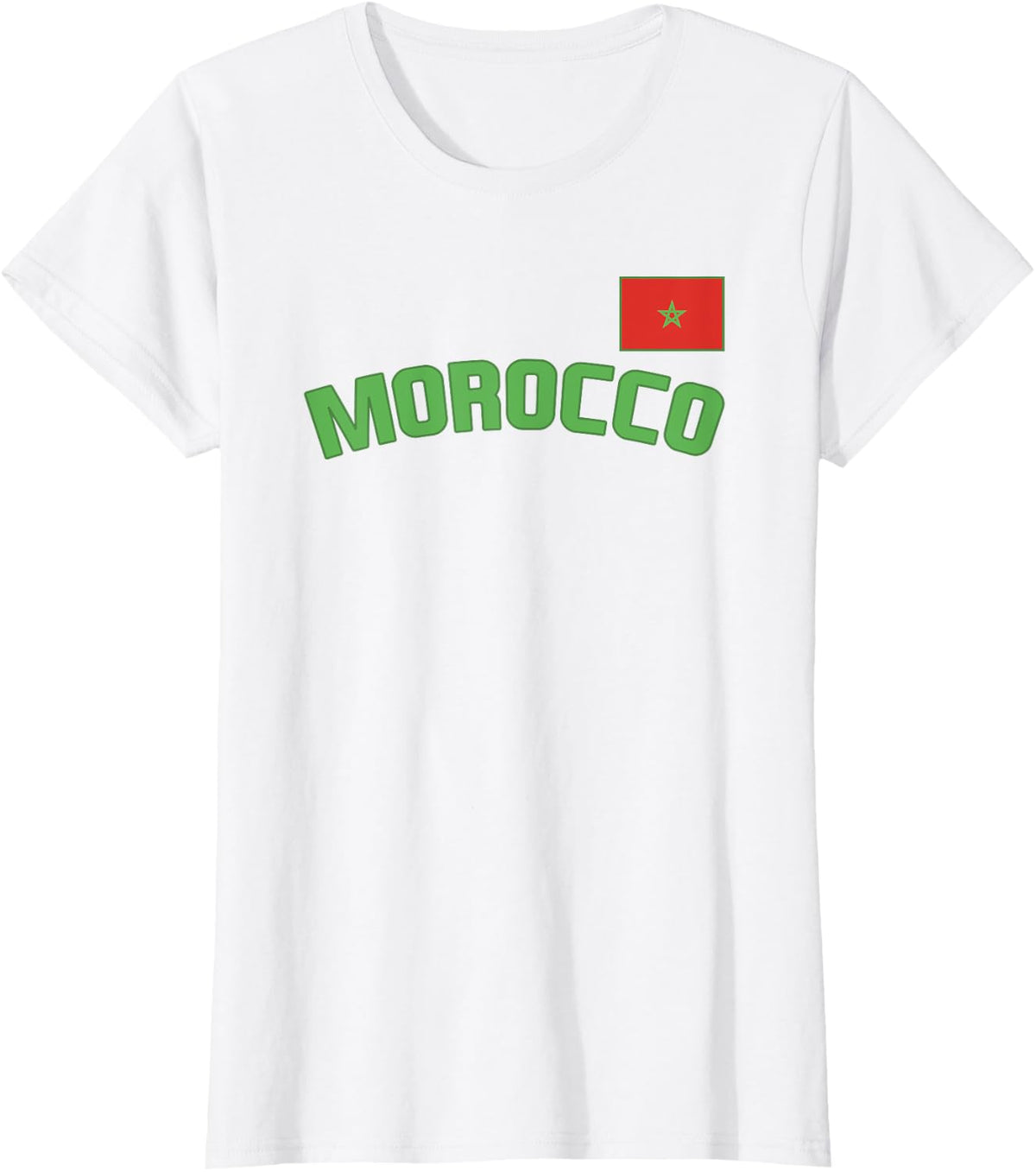 Morocco Flag Moroccan Pride International Country T-Shirt - White