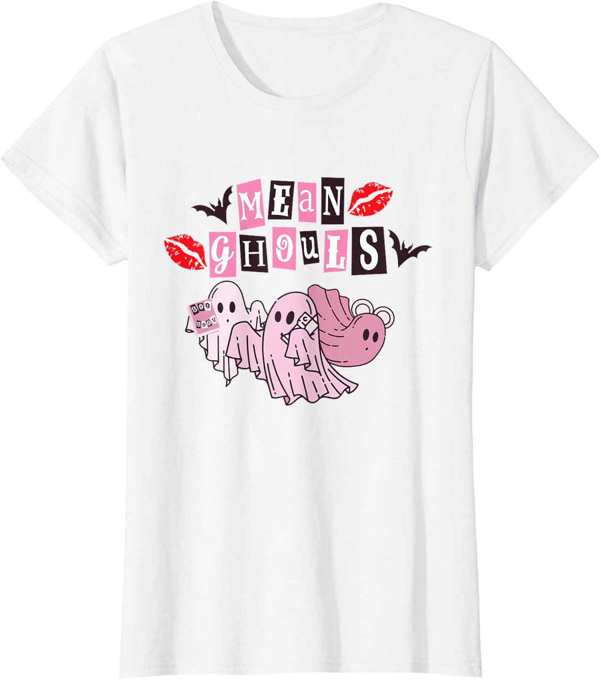 Boo-jee Ghost Mean Ghouls Spooky Halloween Trick Or Treat T-Shirt - White