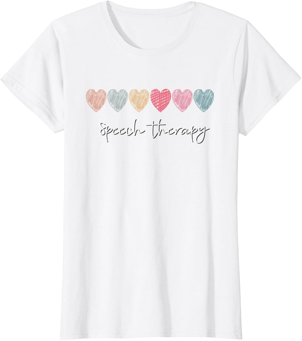 Speech Therapy Funny Speech Therapist Language Pathologist T-Shirt - White