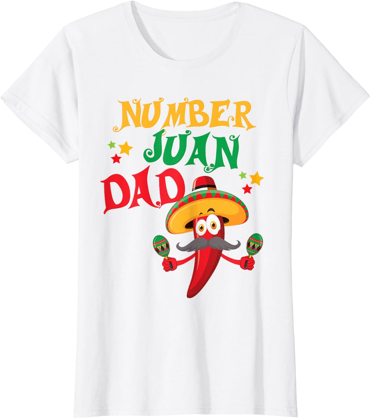 Juan Dad Funny Spanish Mexican Latino Cuban Fathers Day 2025 T-Shirt - White