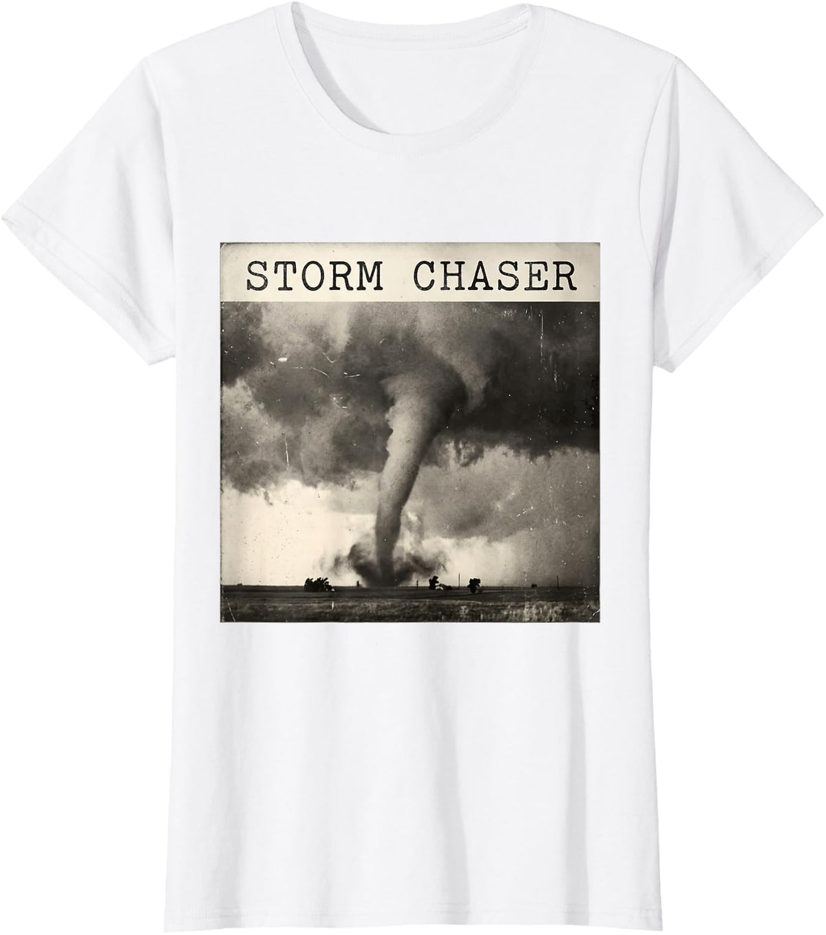 Storm Chasing Meteorology Tornado Chaser Meteorologist T-Shirt - White