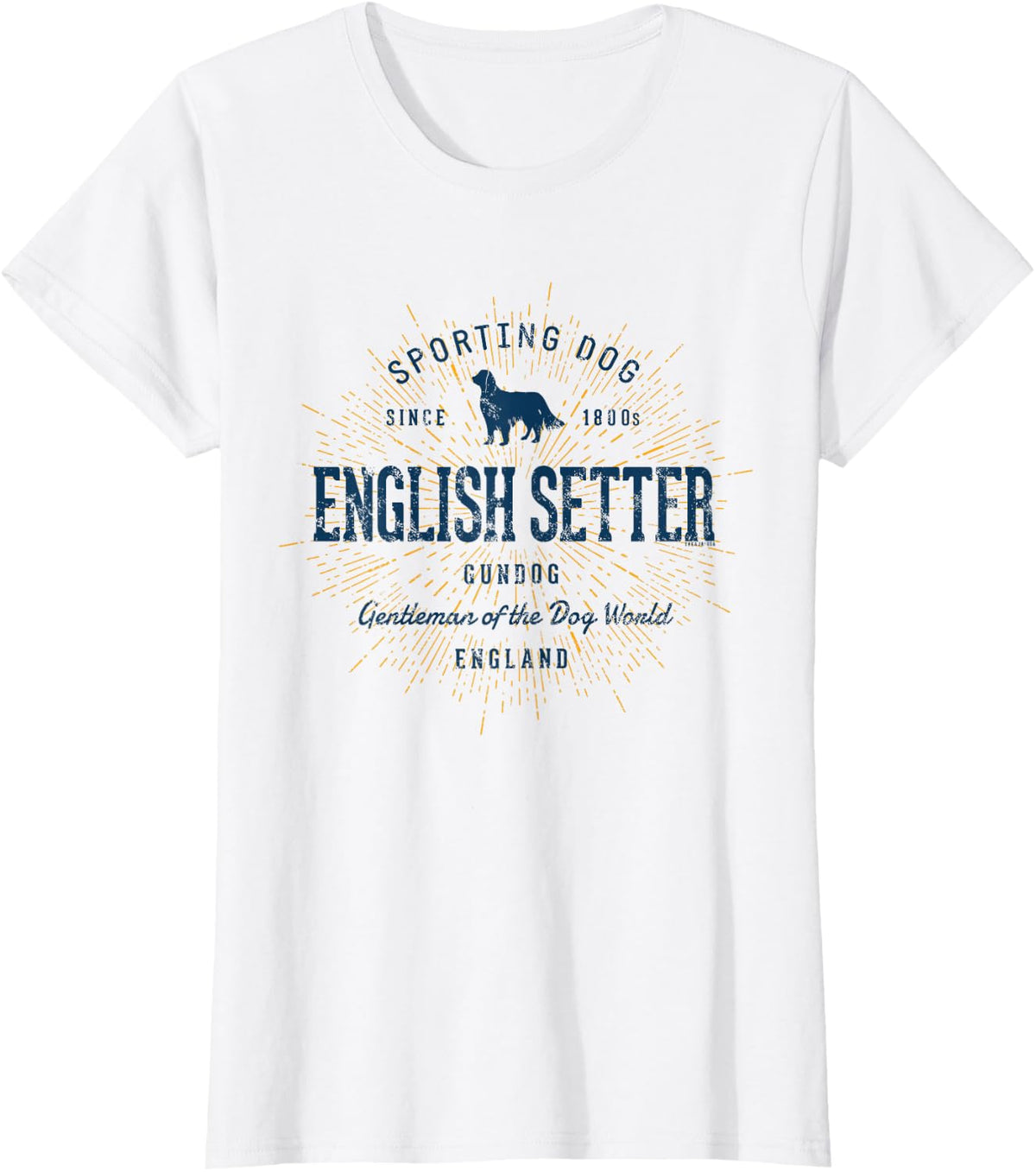 English Setter Vintage English Setter T-Shirt - White