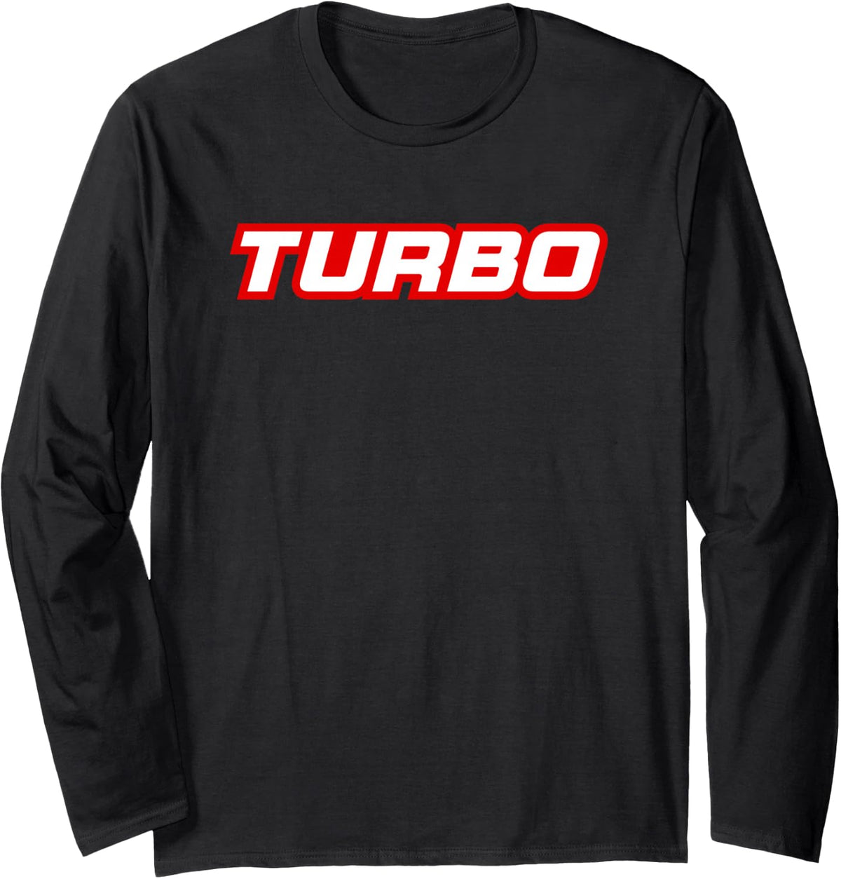 Turbo Long Sleeve T-Shirt - Adult Unisex Black