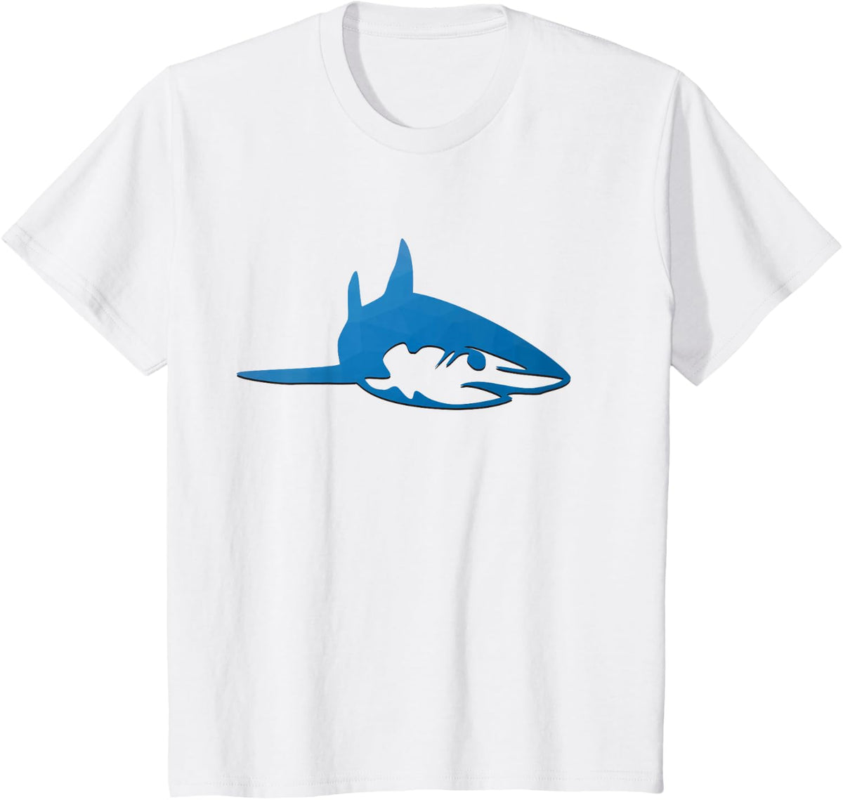 Polygon Bull Shark Tee - Shark T-shirt T-Shirt - White