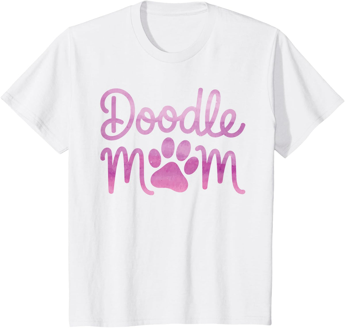 Funny Doodle Mom Art for Women Girls Labradoodle Doodle Mom T-Shirt - White