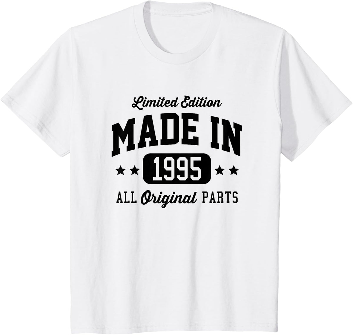 Vintage Made In 1995 Limited Edition Original Parts T-Shirt - White