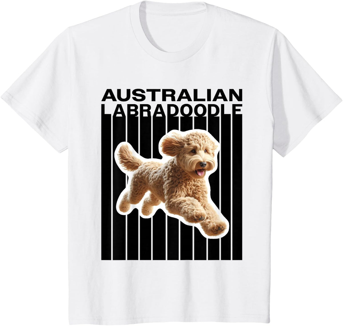 Australian Labradoodle dog lovers T-Shirt - White