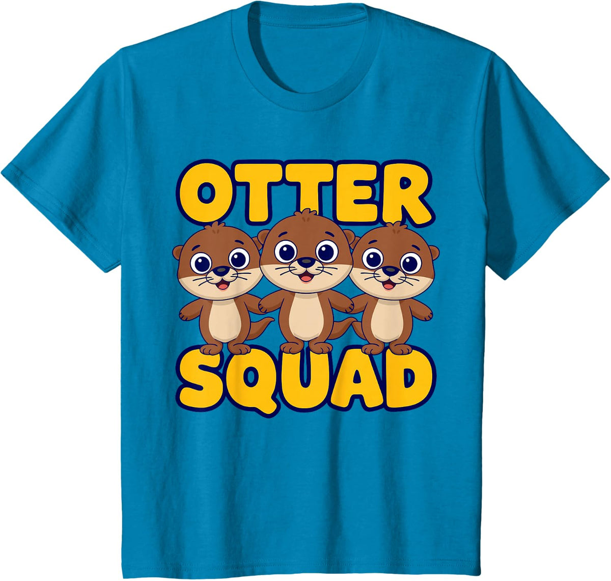 Kids Otter Kids T-Shirt - Sapphire Blue